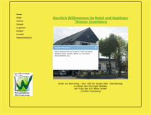Tablet Screenshot of kleiner-inselsberg.de